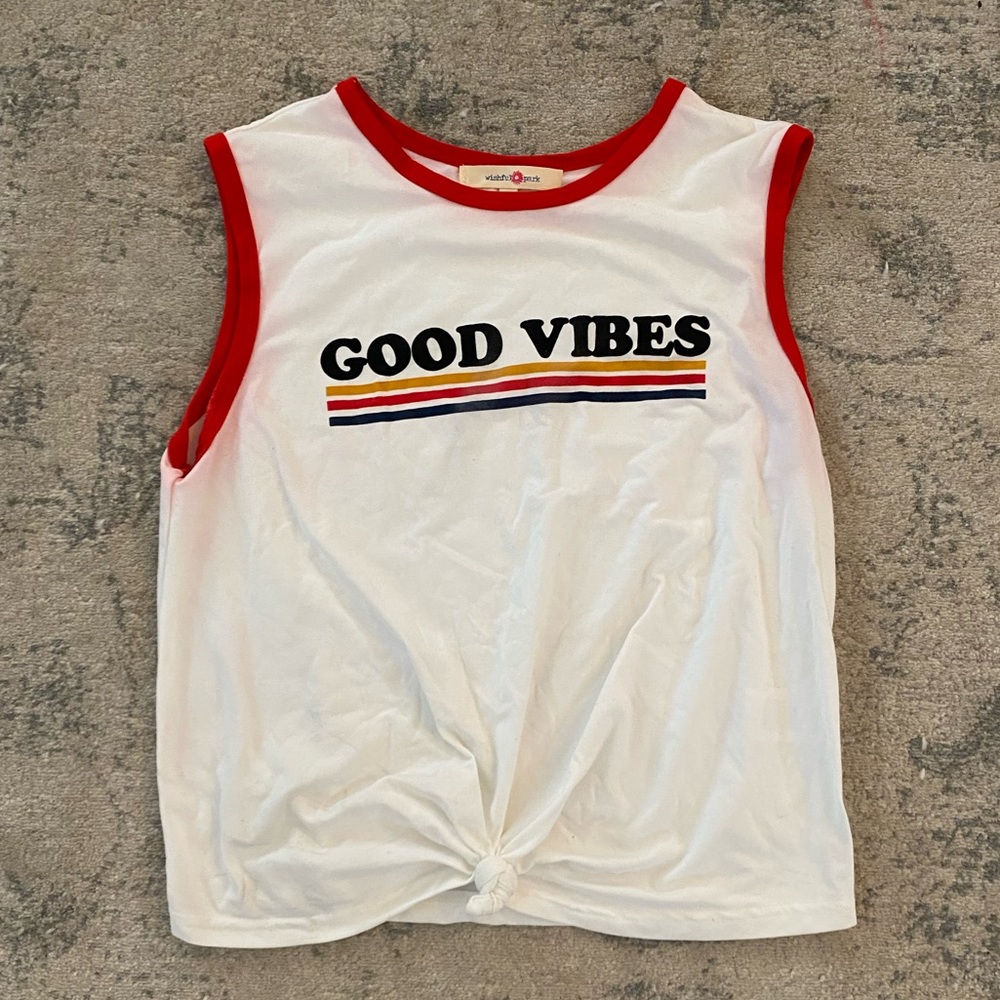 Size medium tank top, white